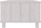 vidaXL - Salontafel - HAMAR - 100x55x35 - cm - massief - grenenhout - wit