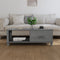 vidaXL - Salontafel - HAMAR - 100x55x35 - cm - massief - grenenhout - donkergrijs