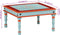 vidaXL - Salontafel - handbeschilderd - massief - mangohout - blauw