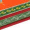 vidaXL - Salontafel - handbeschilderd - massief - mangohout - oranje