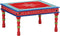 vidaXL - Salontafel - handbeschilderd - massief - mangohout - rood