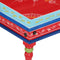 vidaXL - Salontafel - handbeschilderd - massief - mangohout - rood