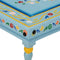 vidaXL - Salontafel - handbeschilderd - massief - mangohout - turquoise