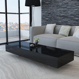 vidaXL - Salontafel - hoogglans - zwart