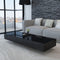 vidaXL - Salontafel - hoogglans - zwart