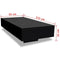 vidaXL - Salontafel - hoogglans - zwart