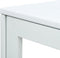 vidaXL - Salontafel - hout-look - 78x78x74 - cm - HDPE - wit