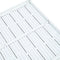 vidaXL - Salontafel - hout-look - 78x78x74 - cm - HDPE - wit