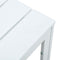 vidaXL - Salontafel - hout-look - 78x78x74 - cm - HDPE - wit