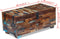 vidaXL - Salontafel - kist - 80x40x35 - cm - massief - gerecycled - hout