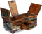 vidaXL - Salontafel - kist - 80x40x35 - cm - massief - gerecycled - hout