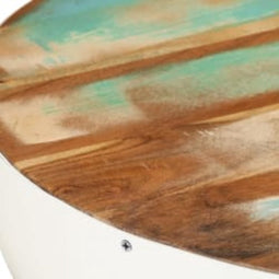 vidaXL - Salontafel - komvormig - 60x60x30 - cm - massief - gerecycled - hout