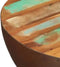 vidaXL - Salontafel - komvormig - met - stalen - frame - gerecycled - hout