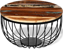 vidaXL - Salontafel - massief - gerecycled - hout