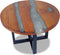 vidaXL - Salontafel - massief - teakhout - hars - 60 - cm