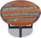 vidaXL - Salontafel - massief - teakhout - hars - 60 - cm