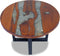 vidaXL - Salontafel - massief - teakhout - hars - 60 - cm