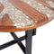 vidaXL - Salontafel - massief - teakhout - hars - 60 - cm