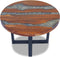 vidaXL - Salontafel - massief - teakhout - hars - 60 - cm