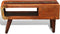 vidaXL - Salontafel - met - 1 - gewelfde - rand - en - 1 - lade - gerecycled - hout