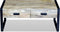 vidaXL - Salontafel - met - 2 - lades - 100x60x40 - cm - massief - mangohout