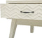 vidaXL - Salontafel - met - 2 - lades - 110x50x40 - cm - bewerkt - hout - grijs