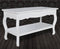vidaXL - Salontafel - met - 2 - lagen - MDF - wit