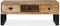 vidaXL - Salontafel - met - 3 - lades - 90x50x35 - cm - massief - mangohout