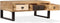 vidaXL - Salontafel - met - 3 - lades - 90x50x35 - cm - massief - mangohout