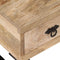 vidaXL - Salontafel - met - 3 - lades - 90x50x35 - cm - massief - mangohout