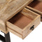 vidaXL - Salontafel - met - 3 - lades - 90x50x35 - cm - massief - mangohout