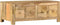 vidaXL - Salontafel - met - 4 - lades - 90x50x35 - cm - massief - mangohout