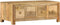 vidaXL - Salontafel - met - 4 - lades - 90x50x35 - cm - massief - mangohout