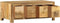 vidaXL - Salontafel - met - 4 - lades - 90x50x35 - cm - massief - mangohout