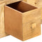 vidaXL - Salontafel - met - 4 - lades - 90x50x35 - cm - massief - mangohout