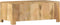 vidaXL - Salontafel - met - 4 - lades - 90x50x35 - cm - massief - mangohout