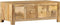 vidaXL - Salontafel - met - 4 - lades - 90x50x35 - cm - massief - mangohout