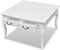 vidaXL - Salontafel - met - 4 - lades - wit