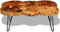 vidaXL - Salontafel - met - 6 - boomstammen - 35 - cm - massief - sheeshamhout