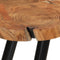 vidaXL - Salontafel - met - 6 - boomstammen - 35 - cm - massief - sheeshamhout