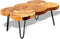 vidaXL - Salontafel - met - 6 - boomstammen - 35 - cm - massief - sheeshamhout