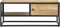 vidaXL - Salontafel - met - bewerkte - deur - 90x55x36 - cm - ruw - mangohout