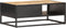 vidaXL - Salontafel - met - bewerkte - deur - 90x55x36 - cm - ruw - mangohout