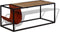 vidaXL - Salontafel - met - echt - lederen - tijdschriftenhouder - 110x50x45 - cm