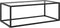 vidaXL - Salontafel - met - gehard - glas - 100x50x35 - cm - zwart