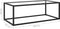 vidaXL - Salontafel - met - gehard - glas - 100x50x35 - cm - zwart