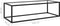 vidaXL - Salontafel - met - gehard - glas - 120x50x35 - cm - zwart