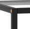 vidaXL - Salontafel - met - gehard - glas - 40x40x50 - cm - zwart