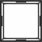 vidaXL - Salontafel - met - gehard - glas - 60x60x35 - cm - zwart
