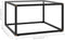 vidaXL - Salontafel - met - gehard - glas - 60x60x35 - cm - zwart